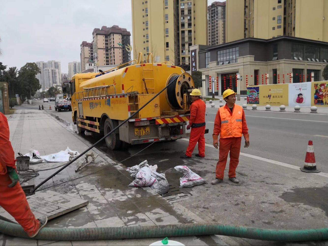 汉阴排污管道清淤-管道清洗